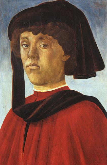 BOTTICELLI, Sandro Portrait of a Young Man fddg Sweden oil painting art
